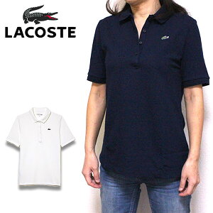【送料無料】LACOSTE SPORT ラコステ レディース ポロシャツ PF9434|スリムフィット ゴルフ テニス 速乾 吸水速乾 ストレッチ 鹿の子 ピケ 半袖 スポーツウェア