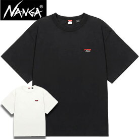 ナンガ NANGA Tシャツ 半袖 ECO HYBRID BOX LOGO EMBROIDERY TEE ティーシャツ NW2411-1G804-A