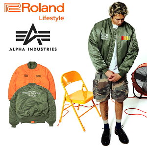 At@ C_Xg[Y AE^[ alpha MA-1 Roland WPbg Y 808 Flight Jacket RL23W018