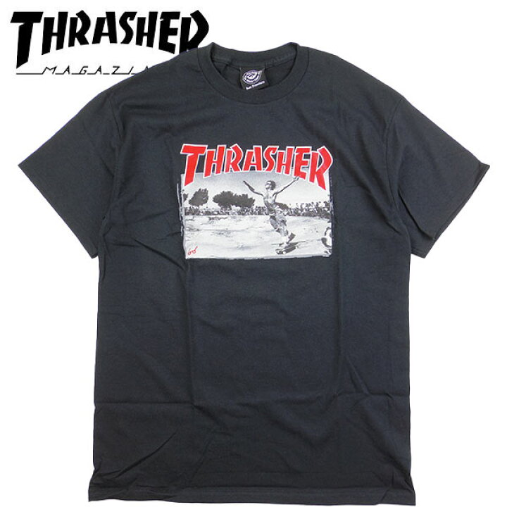 楽天市場】スラッシャー Tシャツ 半袖 THRASHER JAKE DISH メンズ 