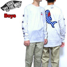 バンズ ロンT キッズ VANS Tシャツ 長袖 BOYS SHARK WEEK L/S TEE 19新作