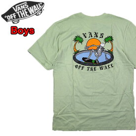 バンズ キッズ Tシャツ 半袖 ボーイズ VANS BOYS LAYBACK PALMS TEE ブランド スカル セール 春夏