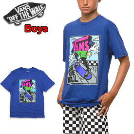 バンズ キッズ Tシャツ 半袖 VANS ボーイズ BOYS COMIC GRIND TEE ブランド スケボー 男の子 セール ロゴ 春夏