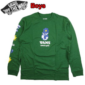 バンズ キッズ Tシャツ 長袖 ロンt VANS BOYS POSITIVITY LS TEE ブランド 2023春 新作 ティーシャツ
