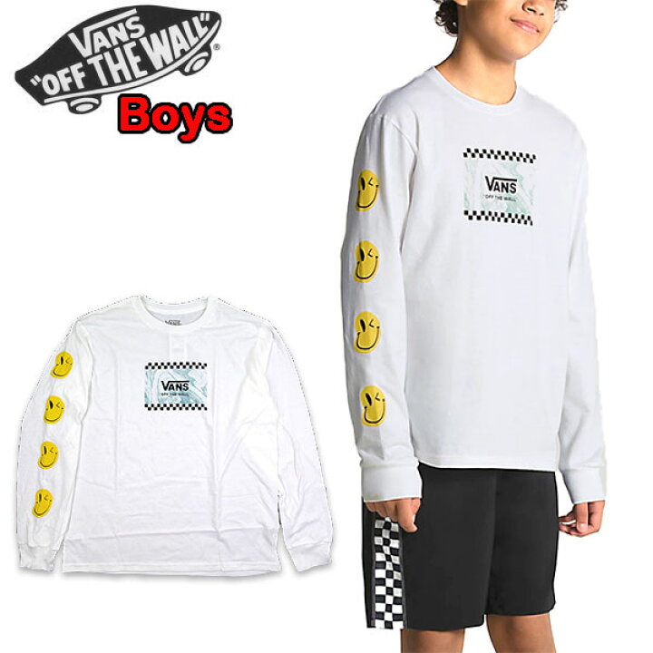 楽天市場】ヴァンズ VANS キッズ ロンT 長袖 Tシャツ バンズ ヴァンズ VANS ロングTシャツ