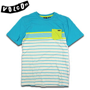 �{���R�� �L�b�Y T�V���c �W���j�A VOLCOM SKAPE STRIPE TEE �|�P�e�B�[ �e�B�[�V���c �j�̎q 120 130 140 150 160 170cm