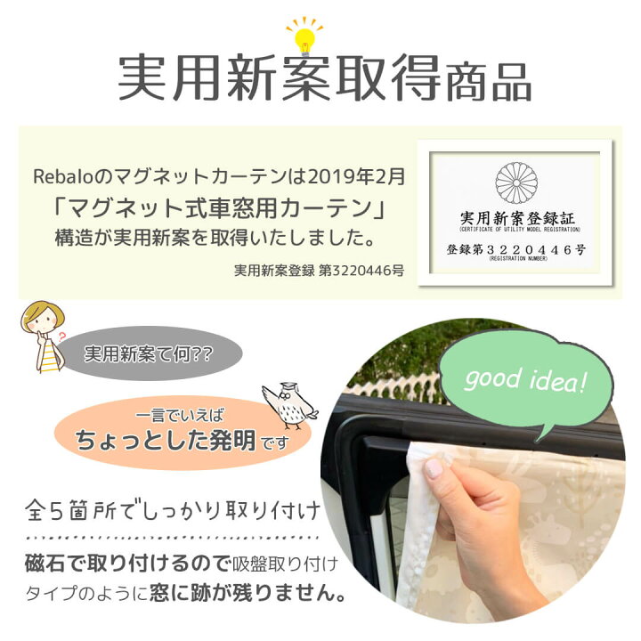 楽天市場 マグネットカーテン 2枚入り アニマル アルファベット Rebalo おまかせ便3 車 カーテン 車内 チャイルドシート サンシェード 後部座席 窓 目隠し 日除け 車カーテン 北欧 かわいい 紫外線対策 送料込み レビュー特典対象 Rebalo 楽天市場店