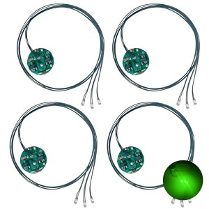 LED �ɏ� ���[�h�� 3�{ ���C�X�C�b�` �d�� 4�Z�b�g �_�� �_�� �{�^���d�r (CR927�Ή�) �͌^ �v�����f�� �W�I���} ���C�g �t�B�M���A (�O���[�� 3)