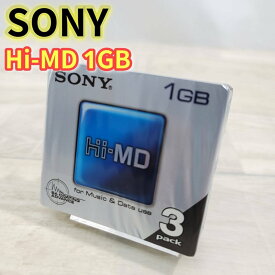 【中古】ソニー Hi-MDメディア 1GB3枚パック 3HMD1GA