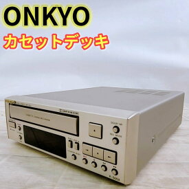【中古】ONKYO オンキョー K-505X(S) カセットデッキ インテック205シリーズ