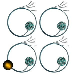 LED �d�� ���[�h�� 4�{ ���C�X�C�b�` 4�Z�b�g �_�� �_�� �{�^���d�r (CR927�Ή�) �͌^ �v�����f�� �W�I���} ���C�g ���C�����X �����^ (�C�G���[ 4)