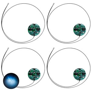 �ɏ�LED ���[�h�� 1�{ ���C�X�C�b�` �d�� 4�Z�b�g �_�� �_�� �{�^���d�r (CR927�Ή�) �͌^ �v�����f�� �t�B�M���A �W�I���} ���C�g (�z���C�g 1)