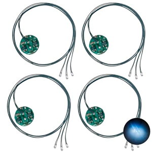 LED �ɏ� ���[�h�� 3�{ ���C�X�C�b�` �d�� 4�Z�b�g �_�� �_�� �{�^���d�r (CR927�Ή�) �͌^ �v�����f�� �W�I���} ���C�g �t�B�M���A (�z���C�g 3)