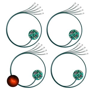 LED �����^ ���[�h�� 5�{ ���C�X�C�b�` �d�� 4�Z�b�g ���C�����X �_�� �_�� �{�^���d�r (CR927�Ή�) �͌^ �W�I���} �v�����f�� ���C�g �Ɩ� (�I�����W 5)