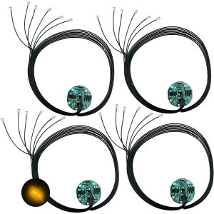 LED ���C�X�C�b�` ���[�h�� 6�{ �d�� 4�Z�b�g �_�� �_�� �{�^���d�r (CR927�Ή�) �͌^ �v�����f�� �t�B�M���A �W�I���} ���C�g �ɏ� (�C�G���[ 6)