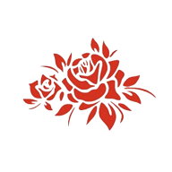 【メール便対応可能】ローズ 薔薇 花 ステッカー フラワー ROSE お洒落 シール 車 バイク 家電 カスタム …