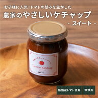 【濃厚ケチャップ スイート 250g】無添加 ソース 八百ちゃんトマト みつヴィレッジ ケチャップ 朝食 調味…