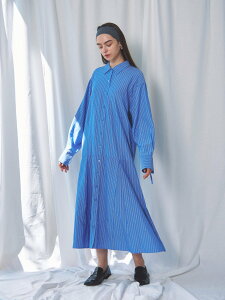 CIEL'AIR �V�G���G�A�[ STRIPED SHIRT OP(�X�g���C�v�V���c�����s�[�X)�����s�[�X���f�C�[�X