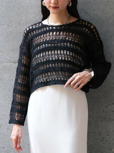 CIEL'AIR �V�G���G�A�[ BOUCLE SHORT SWEATER(�u�[�N���V���[�g�Z�[�^�[)�g�b�v�X���f�C�[�X