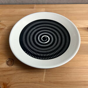 小石原焼 小石原焼き 5寸皿 飛鉋 黒呉須 直径約15cm 柳瀬本窯元 陶器 器 食器