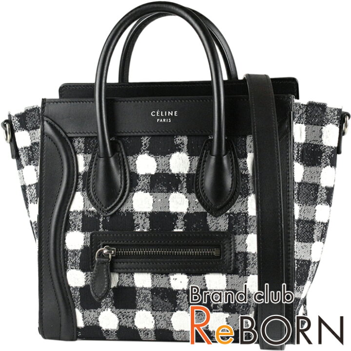 楽天市場】【良品】CELINE/セリーヌ ラゲージ ナノショッパー（2WAY  