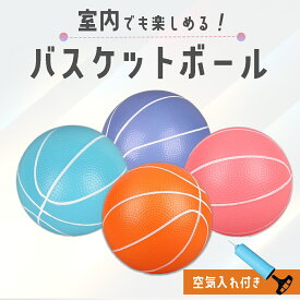 バスケットボール 室内 サイレントボール 静音ボール サイレントバスケットボール 3号 バスケボール 小学生 柔らかい ボール エアポンプ付き ボール遊び 室内遊び 空気入れ 弾力性 子ども 子供用 プレゼント 送料無料