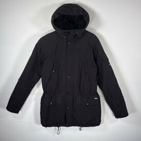 古着 カーハート Carhartt ナイロンジャケット Nー3Bジャケット ダブルジップ ファー付きフード M ブラック メンズ 【中古】