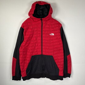 古着 ザ・ノースフェイス THE NORTH FACE ジップアップジャケット フリースライナー ワンポイントロゴ刺繍 レッド メンズ 【中古】