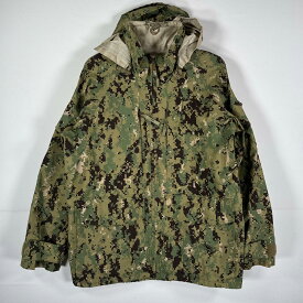 古着 ミリタリージャケット ECWCS 米軍 デジタルカモフラ 迷彩 ゴアテックスパーカー GORE-TEX　デジカモ small-short グリーン メンズ 【中古】