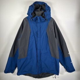 古着 ザ・ノースフェイス THE NORTH FACE マウンテンパーカー マウンテンライトジャケット 刺繍ロゴ ゴアテックス XXL ブルー メンズ 【中古】