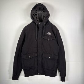 古着 ザ・ノースフェイス THE NORTH FACE スウェットジャケット フーディー フリースライナー M ブラック メンズ 【中古】