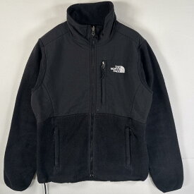 古着 ザ・ノースフェイス THE NORTH FACE フリースジャケット デナリジャケット ワンポイント刺繍 ドローコード S ブラック レディース 【中古】