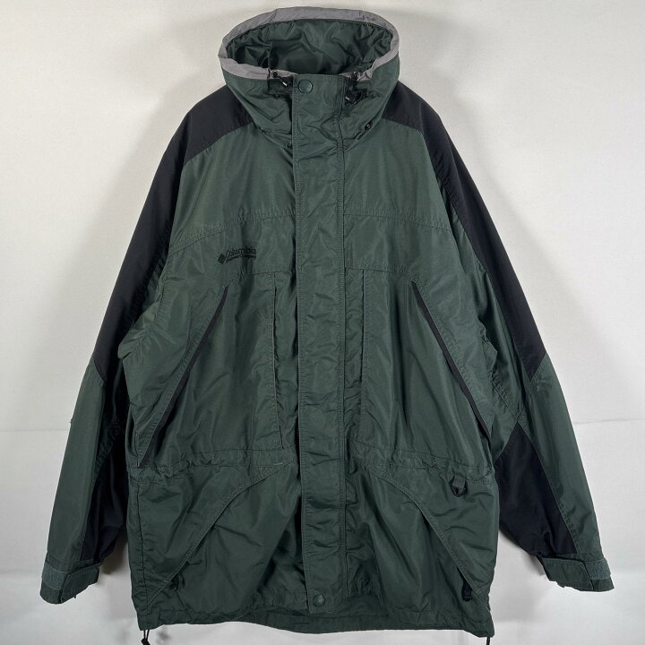 楽天市場】古着 コロンビア Columbia ナイロンジャケット ワンポイント 