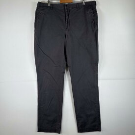 古着 ポロ・ラルフローレン POLO RALPH LAUREN チノパンツ チノパン ワンポイント スラックス 大きいサイズ w42 L36 グレー メンズ 【中古】