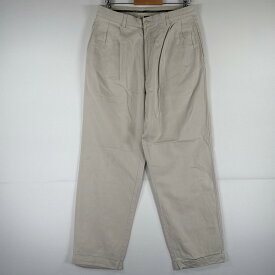 古着 ポロバイラルフローレン Polo by Ralph Lauren チノパンツ チノパン ワンポイント スラックス ポロチノ w33 L34 ベージュ メンズ 【中古】