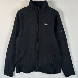 古着 パタゴニア patagonia ハーフジップフリースジャケット ベターセーター 裏起毛 ワンポイントロゴ SP14 M ブラック レディース 【中古】
