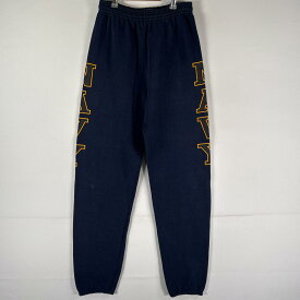 古着 90's/90年代 ミリタリー ミリタリーロングパンツ U.S.NAVY 米軍 スウェットパンツ トレーニングパンツ SOFFE製 ネイビー メンズ 【中古】
