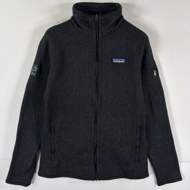 古着 パタゴニア patagonia ベターセーター フリース フルジップ ワンポイントロゴ アウトドア ニット XS ブラック レディース 【中古】
