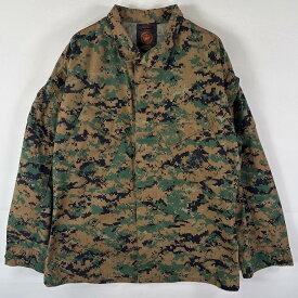 古着 00’s/00年代 ミリタリー ミリタリージャケット 米軍実物 迷彩 BDUジャケット ウッドランドマーパット MEDIUM REGULAR グリーン メンズ 【中古】