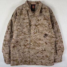 古着 00’s/00年代 ミリタリー ミリタリージャケット 米軍実物 迷彩 BDUジャケット デザートマーパット 海兵 MEDIUM REGULAR ベージュ メンズ 【中古】