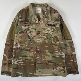 古着 ミリタリー ミリタリージャケット 米軍実物 迷彩 BDUジャケット スコーピオン カモフラ MEDIUM REGULAR グリーン系 メンズ 【中古】