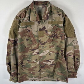 古着 ミリタリー ミリタリージャケット 米軍実物 迷彩 BDUジャケット スコーピオン リップストップ X SMALL REGULAR グリーン系 メンズ 【中古】