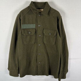 古着 70's/70年代 ヴィンテージ ミリタリー ミリタリーウールジャケット 米軍実物 フィールドシャツ U.S.ARMY 陸軍 SMALL グリーン系 メンズ 【中古】
