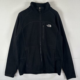 古着 ザ・ノースフェイス THE NORTH FACE フルジップフリースジャケット ワンポイント ライナージャケット ポーラテック M ブラック メンズ 【中古】