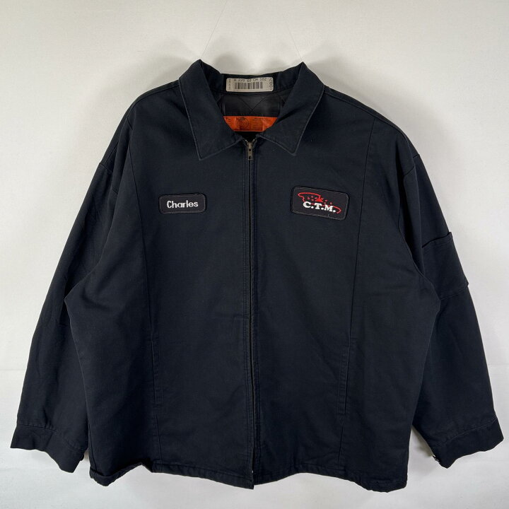 楽天市場】古着 レッドキャップ RED KAP ワークジャケット フルジップ 
