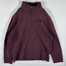 古着 ザ・ノースフェイス THE NORTH FACE ハーフジップフリーストレーナー トレーナー プルオーバー ライナー L ワインレッド系 メンズ 【中古】