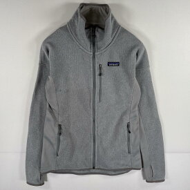 古着 パタゴニア patagonia ベターセーター トレーナー フルジップ フリース ワンポイントロゴ M グレー レディース 【中古】