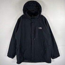 古着 ザ・ノースフェイス THE NORTH FACE ナイロンジャケット マウンテンパーカー ハイベント アウトドア 大きいサイズ XXL ブラック メンズ 【中古】