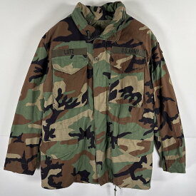 古着 80's/80年代 ヴィンテージ ミリタリージャケット M65 フィールドジャケット 米軍実物 ウッドランドカモフラ SMALL REGULAR グリーン メンズ 【中古】
