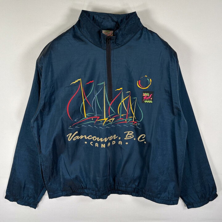 楽天市場】古着 サーフスタイル surf style ナイロンジャケット ハーフ 